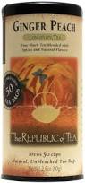 Ginger-Peach Tea.
