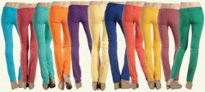 A wealth of skinny jeans.