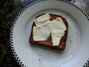 Butter and a little toast.