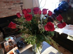 Roses from my sweetie!