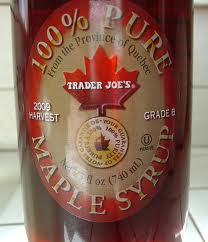 Maple Syrup.