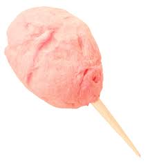 Spun sugar, otherwise known as cotton candy.
